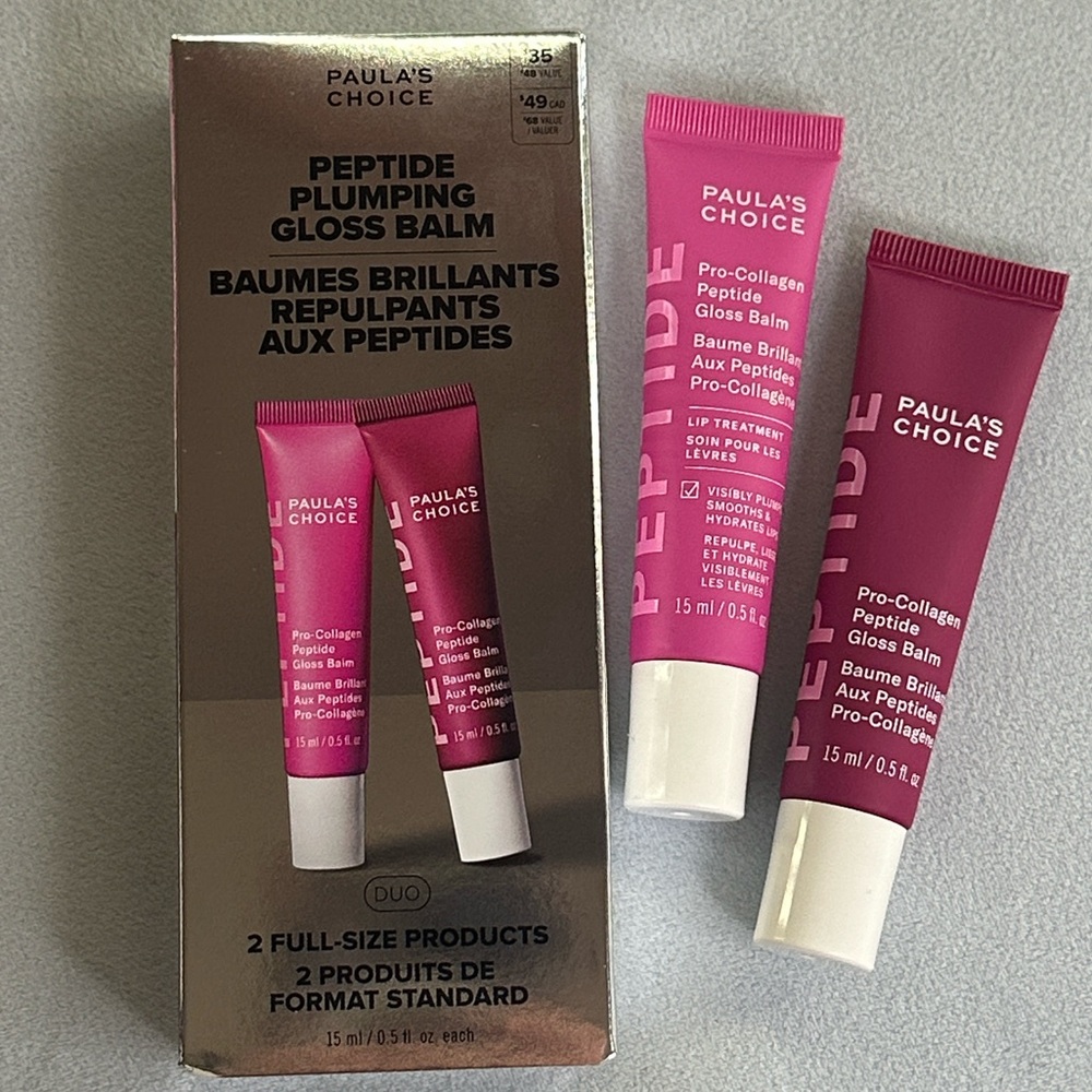 🎨 PAULA’S CHOICE | PEPTIDE PLUMPING GLOSS BALM DUO
